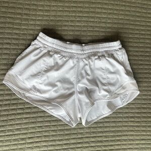 Women's White Athletic Shorts